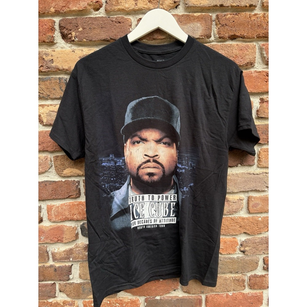Ice Cube Truth To Power Four‎ Decades Of Attitude  Tour 2025 T-Shirt Size Medium